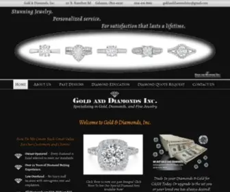 Goldanddiamondsinc.com(Gold & Diamonds) Screenshot