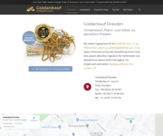 Goldankauf-Dresden.com(Goldankauf Dresden ist Ihr Partner in Sachsen) Screenshot