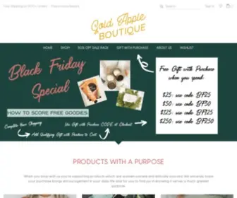 Goldappleboutique.com(Women-owned and ethically sourced products. Every design) Screenshot