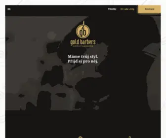 Goldbarbers.cz(Goldbarbers) Screenshot