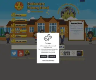 Goldbeaters.org.uk(Goldbeaters Primary School) Screenshot