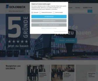 Goldbeck.de(Building excellence) Screenshot