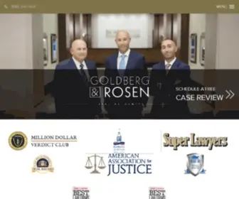 Goldbergandrosen.com(Attorney Miami) Screenshot