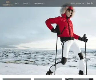 Goldbergh.com(Goldbergh Luxury Sports) Screenshot