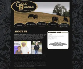 Goldbucklecattle.com(Gold Buckle Cattle Services) Screenshot