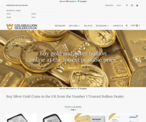 Goldbulliondealers.co.uk Screenshot