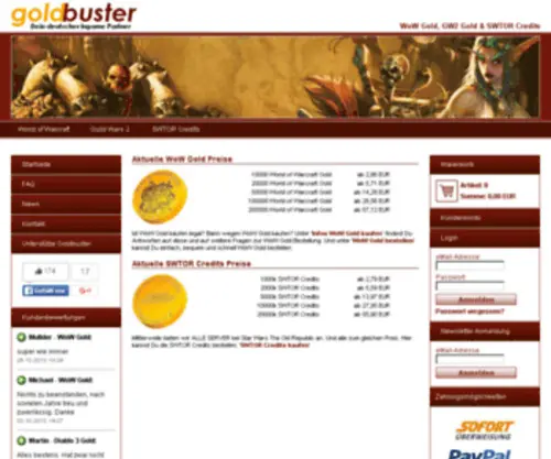 Goldbuster.de(Goldbuster) Screenshot