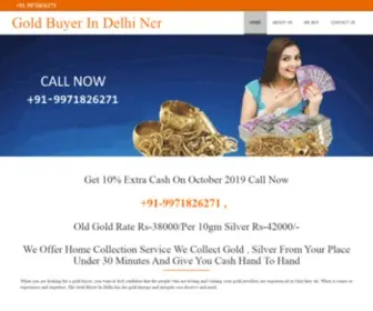 Goldbuyerindelhi.co.in(Old Gold Rate Rs) Screenshot