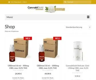 Goldcbd.de(CannabiGold) Screenshot