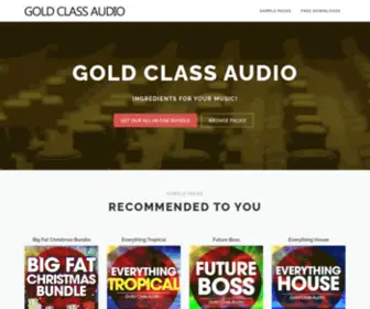 Goldclassaudio.com(Ingredients for your music) Screenshot