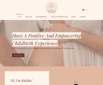 Goldcoastbirthclass.com.au(Hypnobirthing) Screenshot