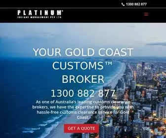 Goldcoastcustoms.com.au(Your Gold Coast Customs Broker) Screenshot