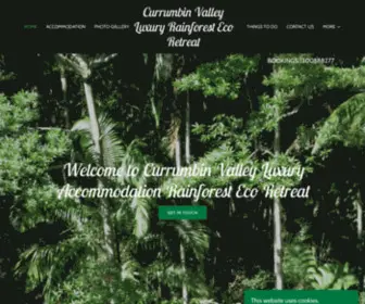 Goldcoastecoretreat.com(The luxury rainforest eco retreat accommodation) Screenshot