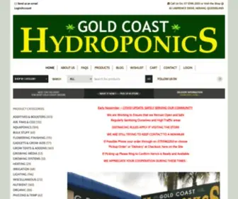 Goldcoasthydroponics.com.au(Hydroponic Supplies Gold Coast Indoor/Outdoor Systems) Screenshot