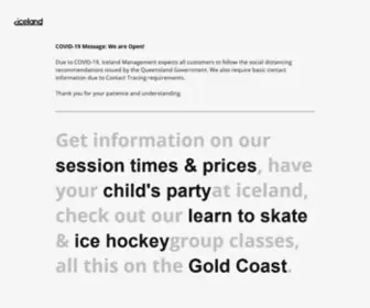 Goldcoasticeland.com.au(Gold Coast Iceland) Screenshot