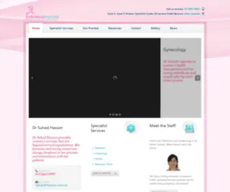 Goldcoastobgyn.com.au(Obstetrician) Screenshot