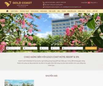 GoldcoastQuangbinh.com(Gold Coast Hotel Resort & Spa) Screenshot