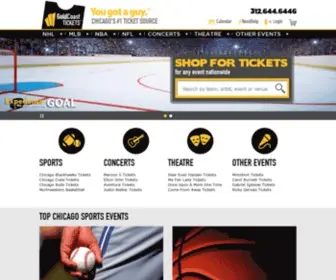 Goldcoasttickets.com(Chicago Sports Tickets) Screenshot