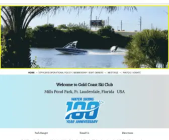 Goldcoastwaterskiclub.org(Gold Coast Water Ski Club) Screenshot