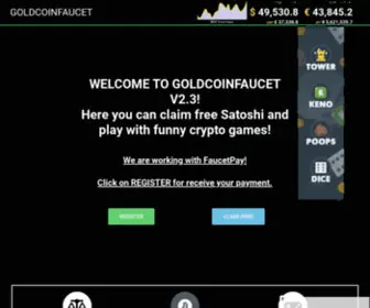 Goldcoinfaucet.com(Goldcoinfaucet) Screenshot