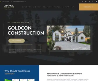 Goldconconstruction.ca(Over 20 years building experience. Goldcon) Screenshot