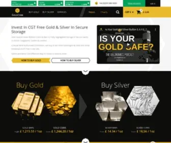 Goldcore.co.uk(Buy Gold Ireland) Screenshot