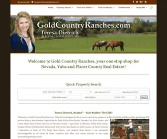 Goldcountryranches.com(Teresa Dietrich) Screenshot