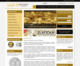 Golddelivery.cz(Gold Delivery s.r.o) Screenshot