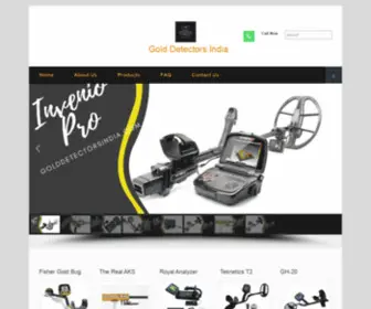 Golddetectorsindia.com(Gold Detectors India) Screenshot