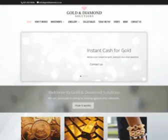 Golddiamond.co.za(Buy and Sell Gold) Screenshot