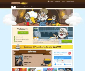 Golddiggergames.com Screenshot