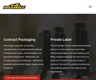 Goldeaglecontractpackaging.com(Gold Eagle Contract Packaging) Screenshot