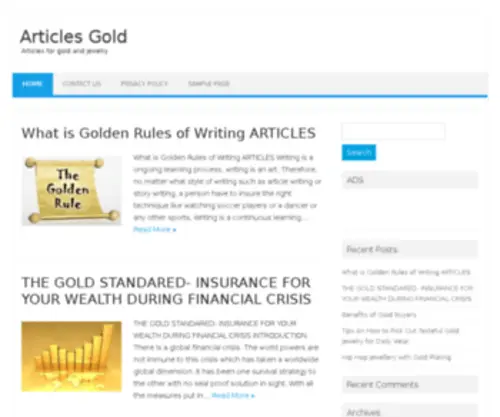 Golden-Articles.com(Golden Articles) Screenshot