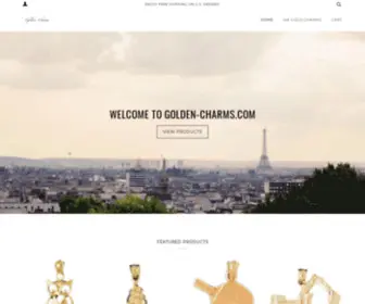 Golden-Charms.com(14k Gold Chain Pendants) Screenshot