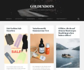 Golden-Dots.com(A FAIR FASHION & GREEN LIFESTYLE BLOG) Screenshot