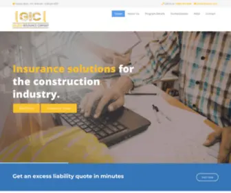 Golden-Insurance.com(Golden Insurance Co. specializes in underwriting contractors and their risks and also) Screenshot