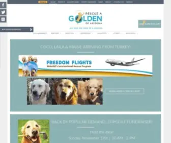 Golden-Retriever.org(Rescue A Golden of Arizona) Screenshot