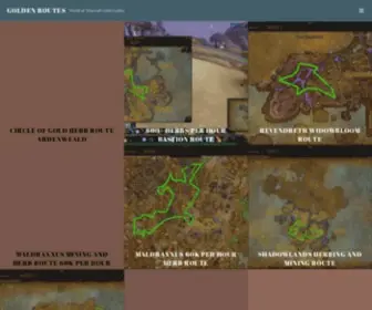 Golden-Routes.com(World of Warcraft Gold Guides) Screenshot