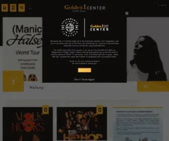 Golden1Center.com(Golden 1 Center) Screenshot