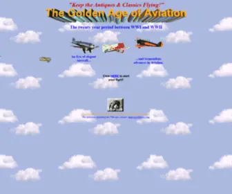 Goldenageofaviation.org(The Golden Age of Aviation) Screenshot