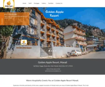 Goldenapplehotels.in(Golden Apple Hotels Manali) Screenshot