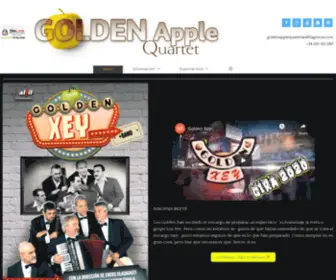 Goldenapplequartet.com(Golden Apple Quartet 30 años de música y humor) Screenshot