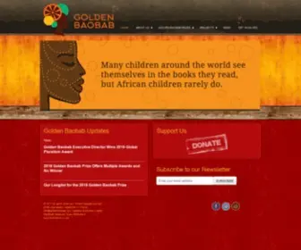 Goldenbaobab.org(The Golden Baobab) Screenshot