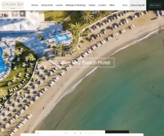 Goldenbay.com.cy(The Golden Bay Beach Hotel) Screenshot