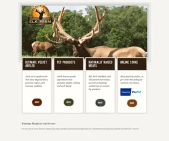 Goldenbearmonarchs.com(Golden Bear Monarchs Elk Farm) Screenshot