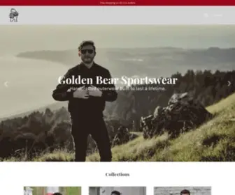 Goldenbearstore.com(Golden Bear Sportswear) Screenshot