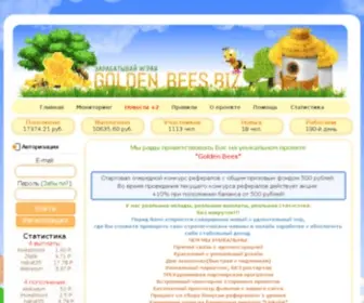 Goldenbees.biz(Goldenbees) Screenshot
