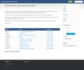 Goldenbook.com(Little Golden Book Collector) Screenshot