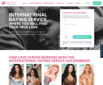 Goldenbride.net(International Dating Site) Screenshot