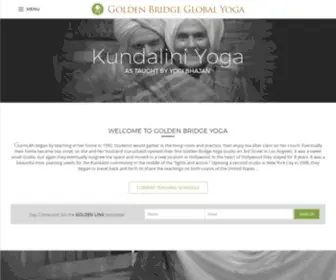Goldenbridgeyoga.com(Golden Bridge Yoga) Screenshot